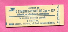 FRANCE - Carnet LIBERTE - YT 2376-C1 - CODE POSTAL - sans N° conf