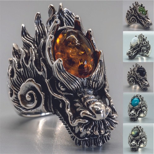 Bague dragon 925 - dragon, argent