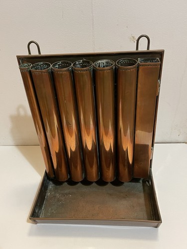 Moule ancien cuivre bougie - moule,