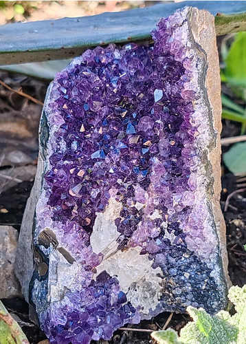 Géode améthyste naturelle - améthyste,