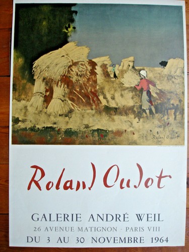 Affiche lithographique roland - lithographique,