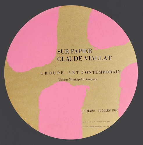 Claude viallat affiche - affiche, 96