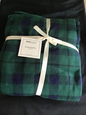 Linen source Plaid Throw