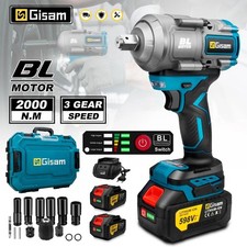 Gisam-Boulonneuse Visseuse Électriques Sans Fil, 18v, 1/2 N.m, Batterie Lithium