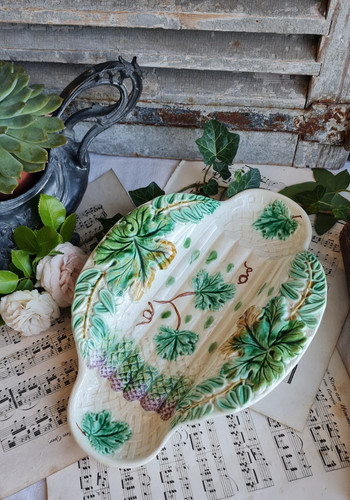 Ancien plat barbotine - ancien,