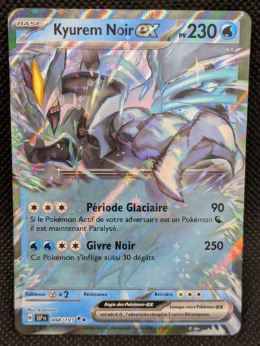 Carte pokemon kyurem noir - carte, ex