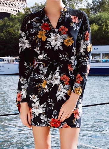 Robe tunique ceinturée