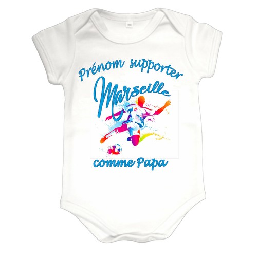 Body bébé foot - , marseille