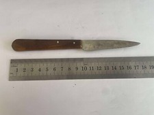 ANCIEN COUTEAU DE CUISINE PRADEL LAME INOX MANCHE EN BOIS