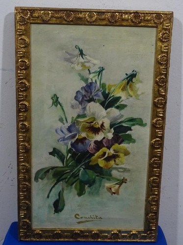 Tableau ancien huile nature - ancien,