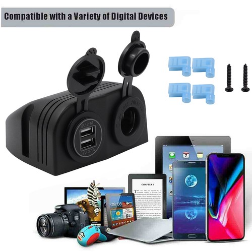 12v dual usb chargeur - dual,