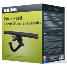 Attelage pour Ford Focus Turnier (break) IV type HP démontable sans outil Brink