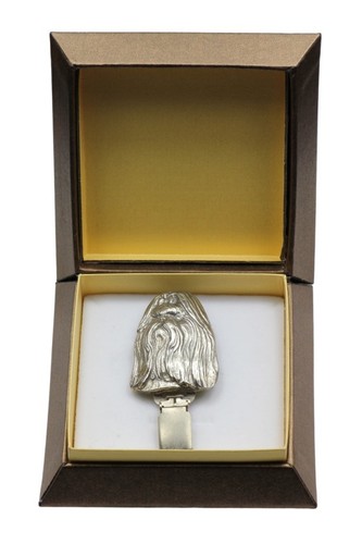Shih tzu clip argent - tzu,