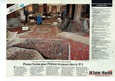  Publicité Advertising 0222  1988  Saint Maclou  les tapis d'Orient  2pages