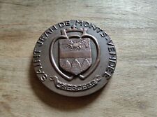 MÉDAILLE EN BRONZE COEUR DE