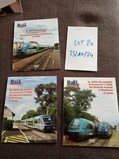 Lot 3 Dvd-Rail PASSION-SPÉCIAL X 73500 CLERMONT CABINE-TRAIN-SNCF-CHEMINOT