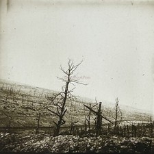 Première Guerre mondiale 14-18 Chemin des Dames Plaque Stereo Vintage §d