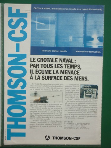 Pub thomson csf - pub, thomson-csf