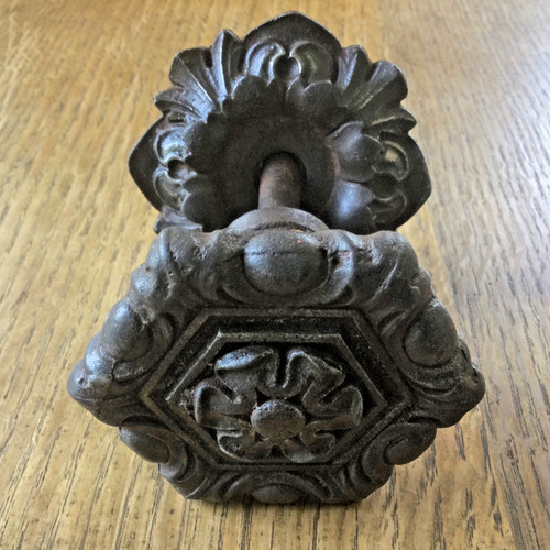 Antique poignée hexagonale - 1,