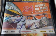 AFFICHE 24 HEURES DU MANS 2004 originale 24H DU MANS 2004 AUDI PESCAROLO