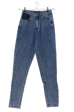 MISSGUIDED Jeans slim Dames Jeans T EU 34 bleu style décontracté