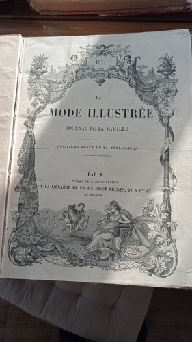 1871 mode illustrée année - mode,