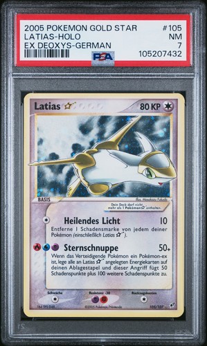 Carte pokemon latias gold star - carte,