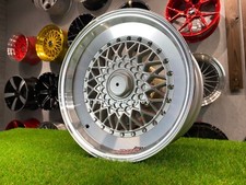 4 x 16 Inch 4x100/4x108 Rs Style Argent Poli Roues : Pour BMW