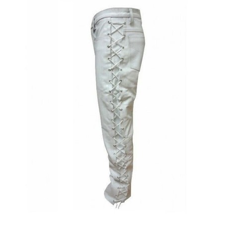Pantalon cuir moto - pantalon, en