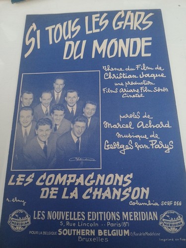 Ancienne partition tous les - ancienne,