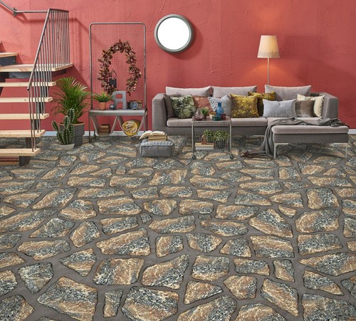 Brique brune 176 - 176, plancher
