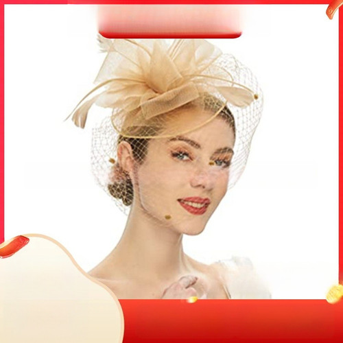 Bandeau cheveux plume avec