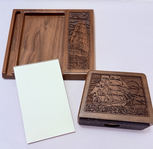 Vintage desk set mcm office - desk,