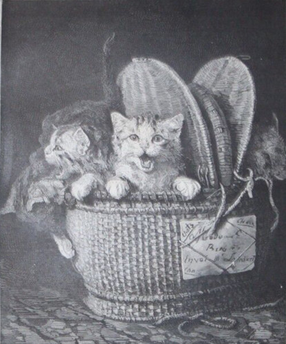 Gravure xixe louis eugène - gravure,