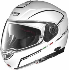 CASQUE NOLAN N104 EVO STORM N-COM METAL BLANC 017 XXS