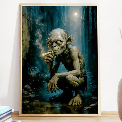 Affiche poster gollum qui - poster,