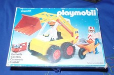 Playmobil 3507 Bulldozer de 1980 ; 3470, 3471, 3472, 3474 et 3475