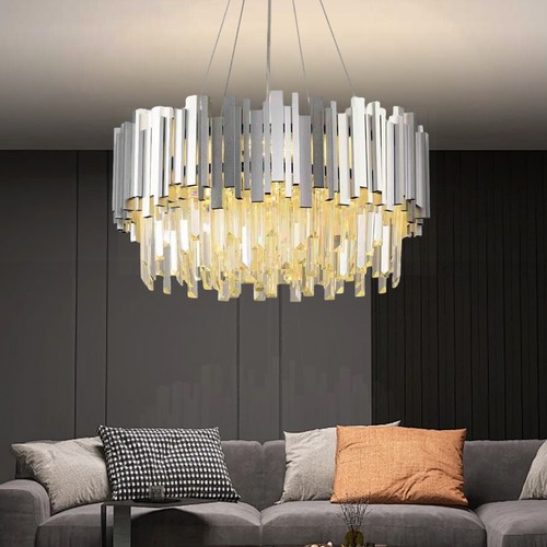 Plafonnier cristal moderne - plafonnier, en