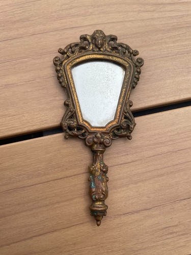 Ancien petit miroir - ancien, main