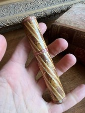 Boite & Porte Billet Doux Message Marqueterie de Paille XIX EME