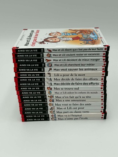 Lot livres max lili - lot,