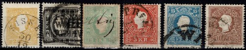 1859 autriche série effigie - autriche,