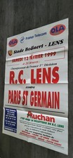 AFFICHE  FOOTBALL  / CHAMPIONNAT  DE FRANCE  1999 /  LENS  CONTRE  P S G