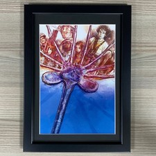 Affiche De Film ALIENS : Facehugger, Ripley, Xenomorphe - Encadrée