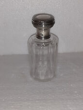 ANCIEN FLACON A PARFUM  BOUCHON ARGENT MASSIF MINERVE FIN 19 ème DEBUT 20 ème
