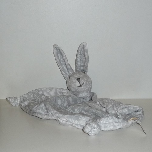 Doudou lapin bouchara gris - lapin,