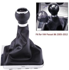 Noir 6 Vitesse + R Pommeau Levier de Soufflet Cadre Pour VW Passat B6 2005-12