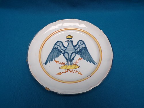 Waly assiette faience - waly, xix°