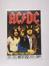 AC/DC Flyer Original Bad Bon Boogie Film Gratuit Concert 2008