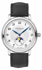 Montblanc Star Legacy Moonphase Automatique Cuir Noir Date Montre Hommes 116508